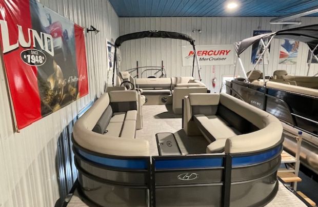 2023 Harris Cruiser 250 SL (Gray/Blue) (SOLD)